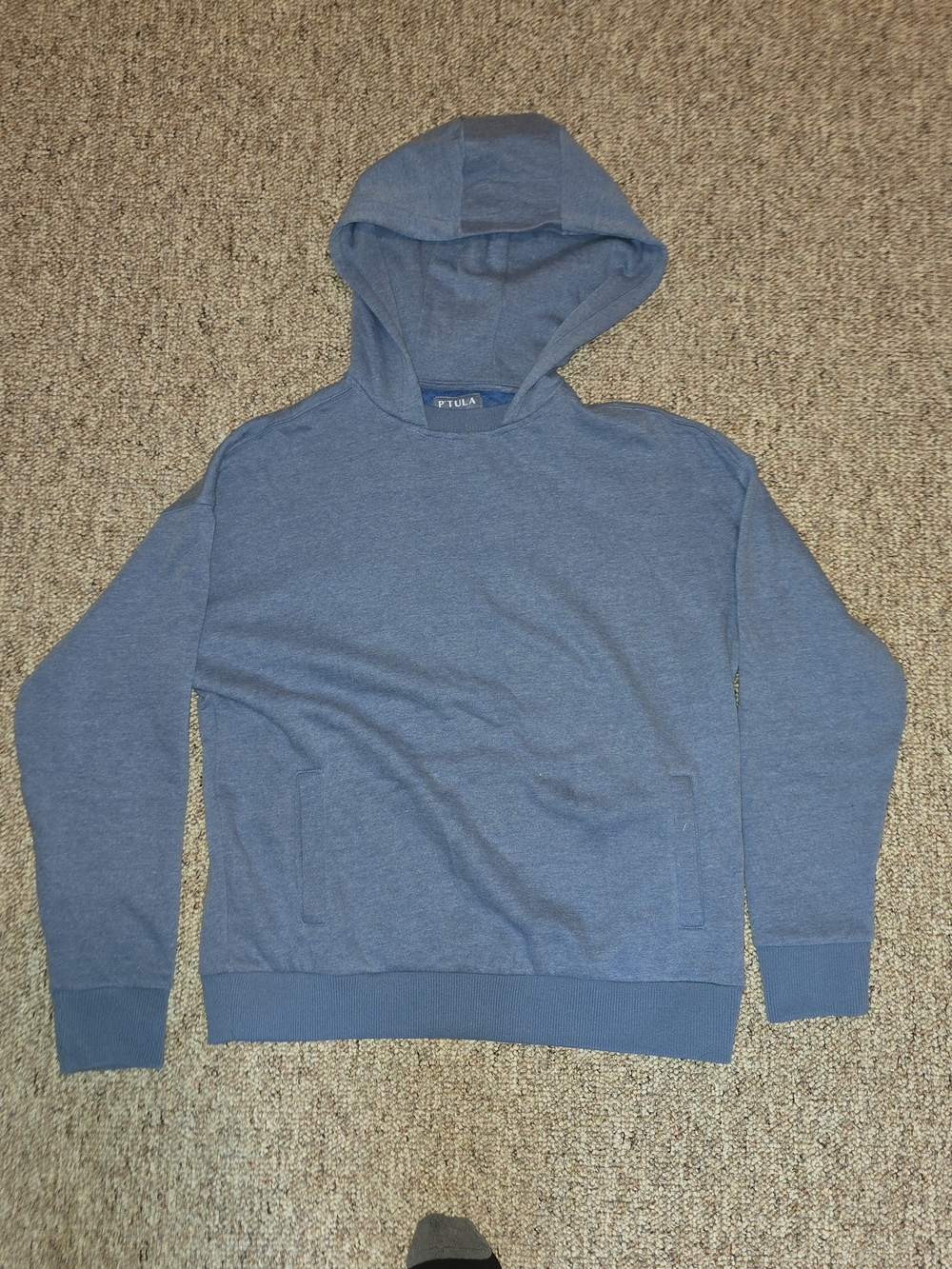 P'tula Blue Pullover Hoodie - Small